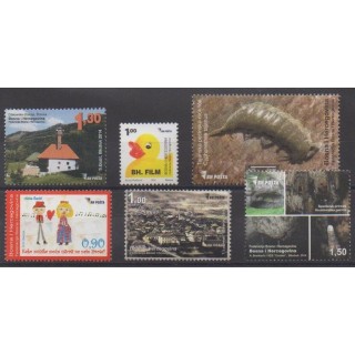 Acheter cette série de timbres de Bosnie-Herzégovine de l'année 2014 (No 717/722).