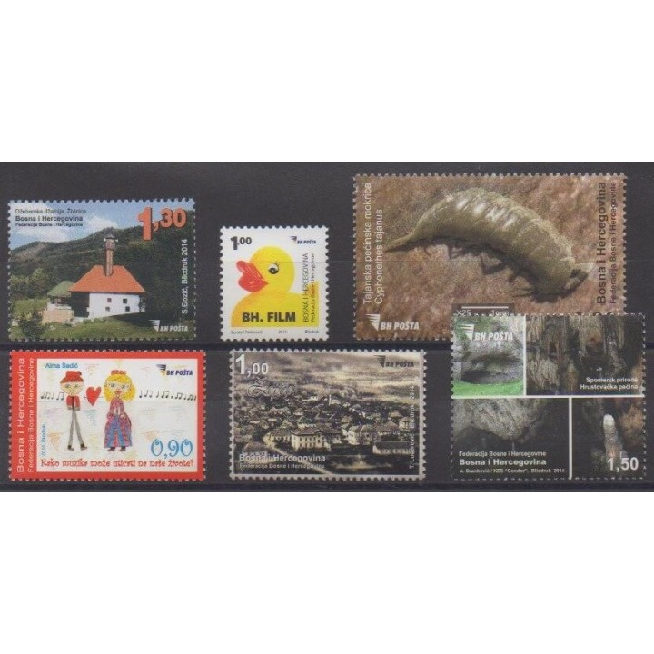 Buy this set of stamps of Bosnia and Herzegovina of the year 2014 (Nb 717/722).