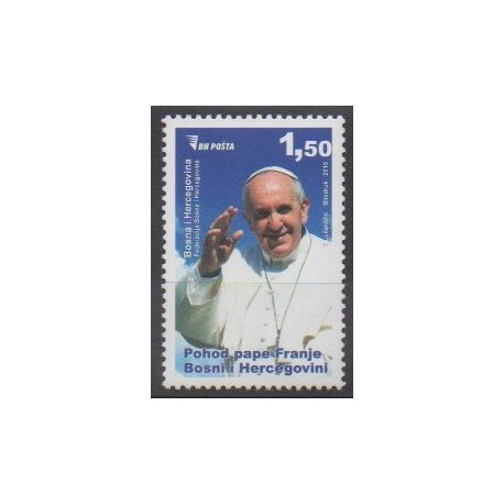 Bosnia and Herzegovina - 2015 - Nb 727 - Pope