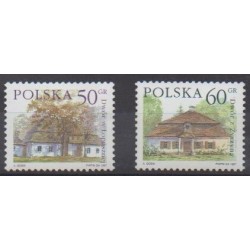 Pologne - 1997 - No 3432/3433 - Architecture