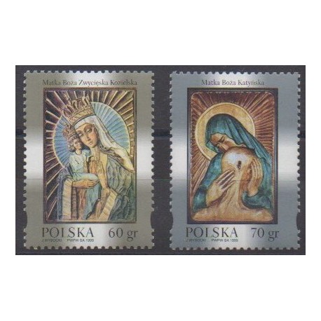 Pologne - 1999 - No 3531/3532 - Religion