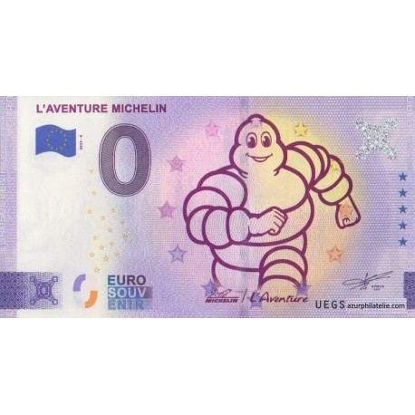 Euro banknote memory - 63 - L'Aventure Michelin - 2023-6