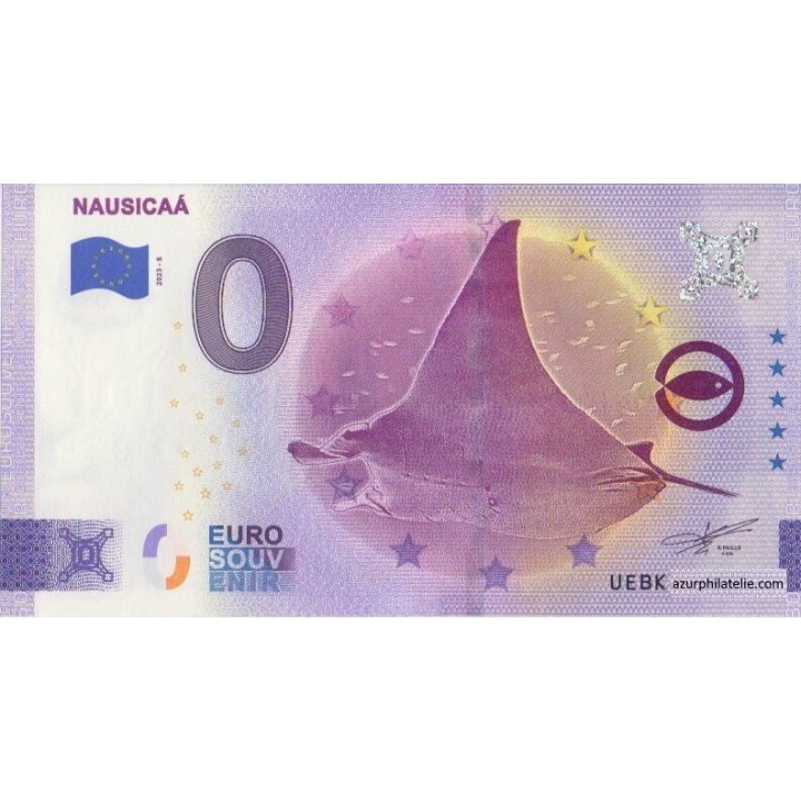 Billet souvenir touristique - 2023-8 - Nausicaá - (Pas-de-Calais)