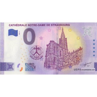 Billet souvenir touristique - 2022-2 - Cathédrale Notre-Dame De Strasbourg - (Bas-Rhin)