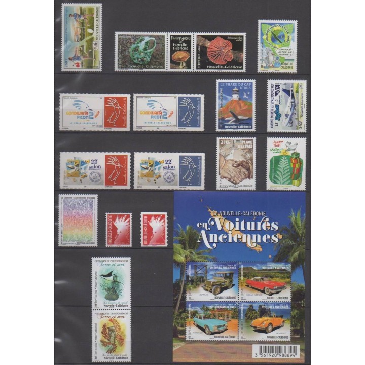 Buy the stamps and the souvenir sheet of New Caledonia of the year 2022 (Nb 1415/1435).