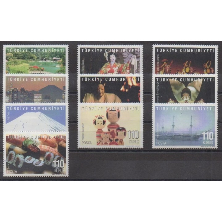 Acheter cette série de timbres de Turquie de l'année 2010 (No 3533/3542).