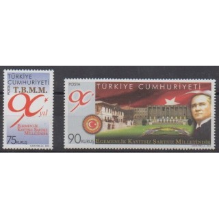Acheter cette série de timbres de Turquie de l'année 2010 (No 3504/3505).