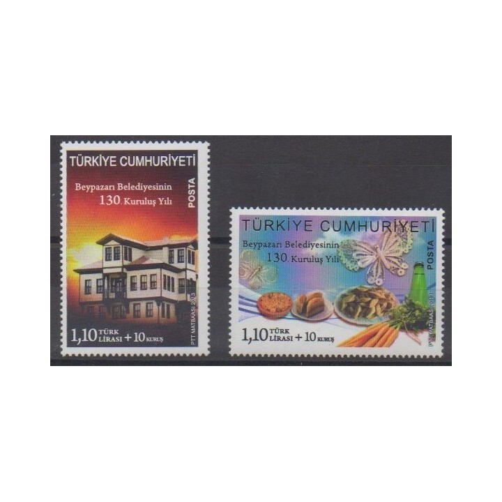 Buy this set of stamps of Turkey of the year 2013 (Nb 3648/3649).