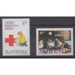 Slovenia - 1995 - Nb TB9/TB10 - Health or Red cross