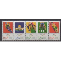 Afrique du Sud - 1996 - No 907/911 - Jeux Olympiques d'été