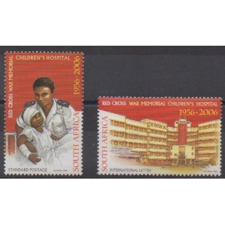 Acheter cette série de timbres d'Afrique du Sud de l'année 2006 (No 1380/1381).