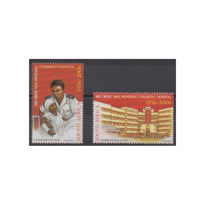 Buy this set of stamps of South Africa of the year 2006 (Nb 1380/1381).