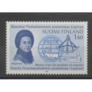 Timbres - Finlande - 1986 - No 966 - Sciences et Techniques