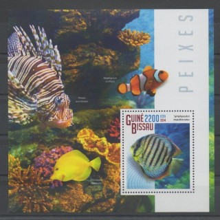 Timbres - Guinée-Bissau - 2014 - No BF 1023 - Poissons