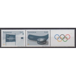 Buy this set of stamps of Slovenia of the year 2010 (Nb 687/688).