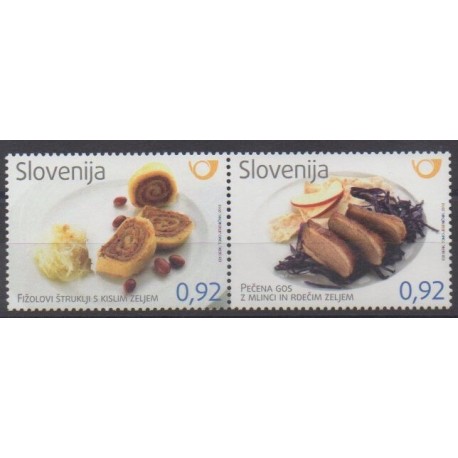 Slovenia - 2013 - Nb 859/860 - Gastronomy