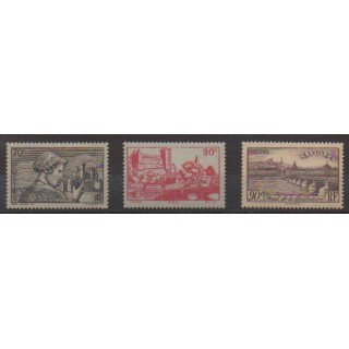 Acheter cette série de timbres de France de l'année 1939 (No 448/450).