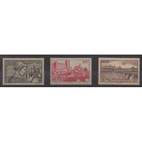 France - Poste - 1939 - No 448/450 - Sites