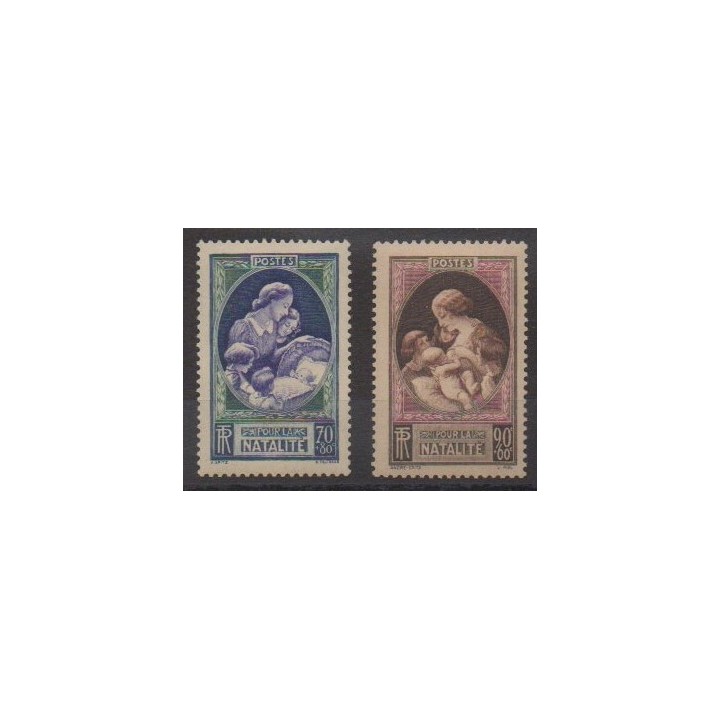 Acheter cette série de timbres de France de l'année 1939 (No 440/441).