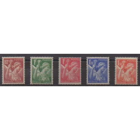 France - Poste - 1939 - Nb 431/435