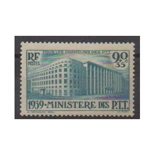 Buy this stamp of France of the year 1939 (Nb 424).