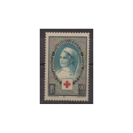 France - Poste - 1939 - Nb 422 - Health or Red cross - Mint hinged