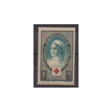 France - Poste - 1939 - No 422 - Santé ou Croix-Rouge - Neuf avec charnière