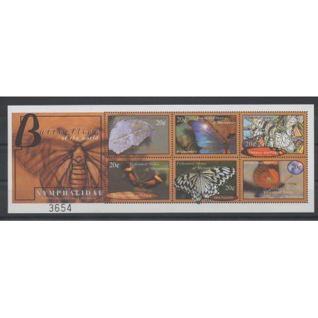 Micronésie - 2000 - No 801/806 - papillons
