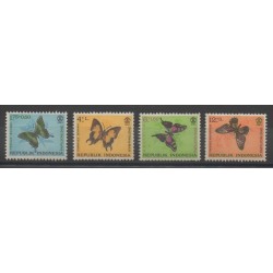 Indonésie - 1963 - No 359/362 - papillons