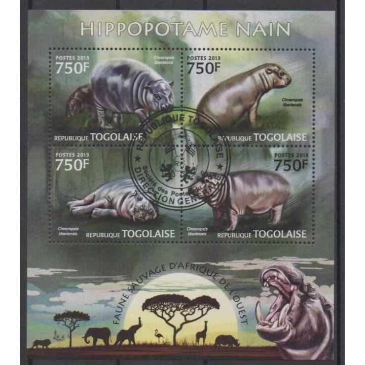 Buy this set of stamps of Togo of the year 2013 (Nb 3192/3195). - Used