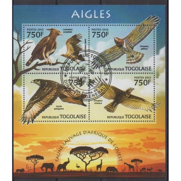 Acheter cette série de timbres du Togo de l'année 2013 (No 3116/3119). - Oblitéré