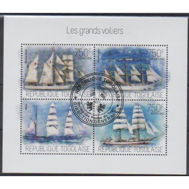 Acheter cette série de timbres du Togo de l'année 2013 (No 3513/3516). - Oblitéré