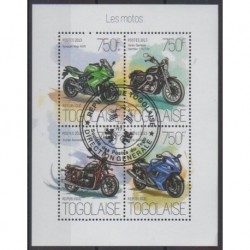 Togo - 2013 - Nb 3637/3640 - Motorcycles - Used