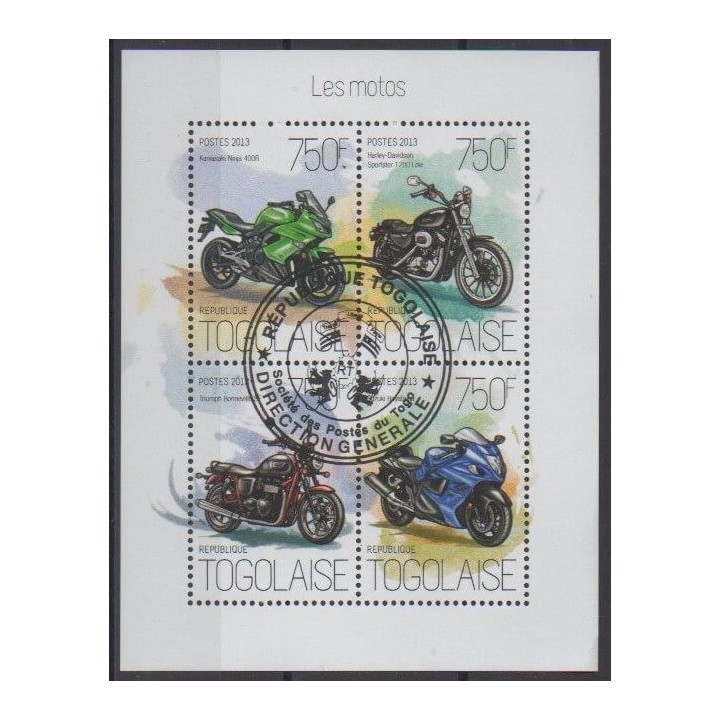 Acheter cette série de timbres du Togo de l'année 2013 (No 3637/3640). - Oblitéré