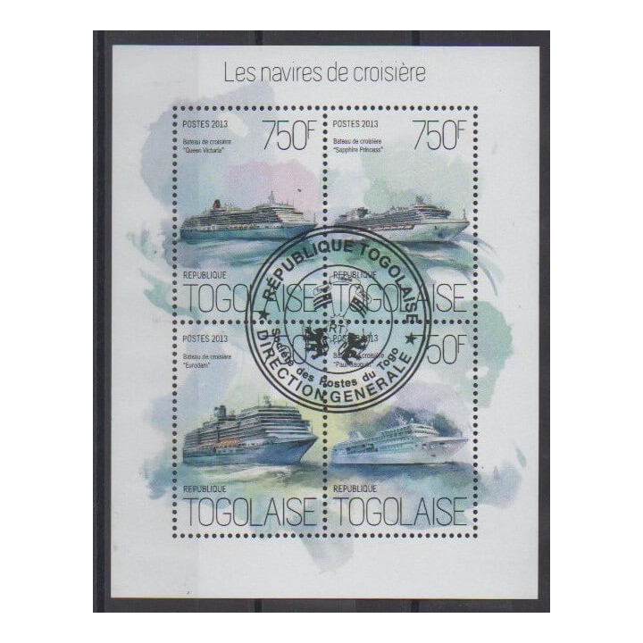 Acheter cette série de timbres du Togo de l'année 2013 (No 3613/3616). - Oblitéré
