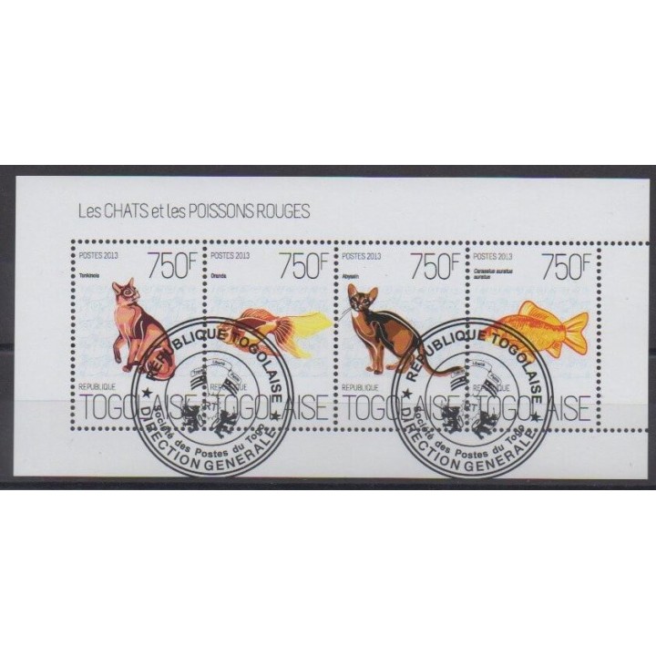 Buy this set of stamps of Togo of the year 2013 (Nb 3395/3398). - Used