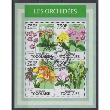 Togo - 2013 - Nb 3256/3259 - Orchids - Used