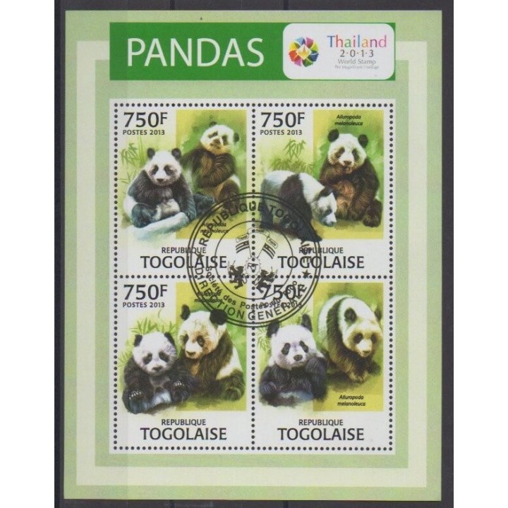 Buy this set of stamps of Togo of the year 2013 (Nb 3268/3271). - Used