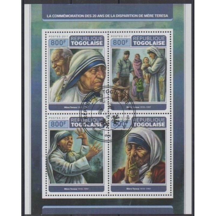 Buy this set of stamps of Togo of the year 2017 (Nb 5726/5729). - Used