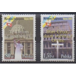 Pologne - 2000 - No 3617/3618 - Papauté