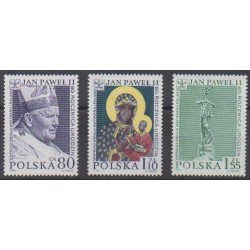 Pologne - 2000 - No 3604/3606 - Papauté