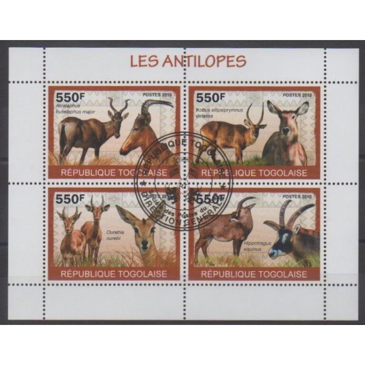 Buy this set of stamps of Togo of the year 2010 (Nb 2104/2107). - Used