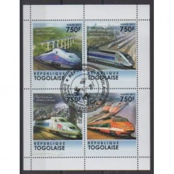 Togo - 2011 - No 2592/2594 - Chemins de fer - Oblitérés