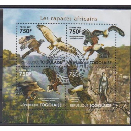 Togo - 2011 - Nb 2716/2719 - Birds - Used