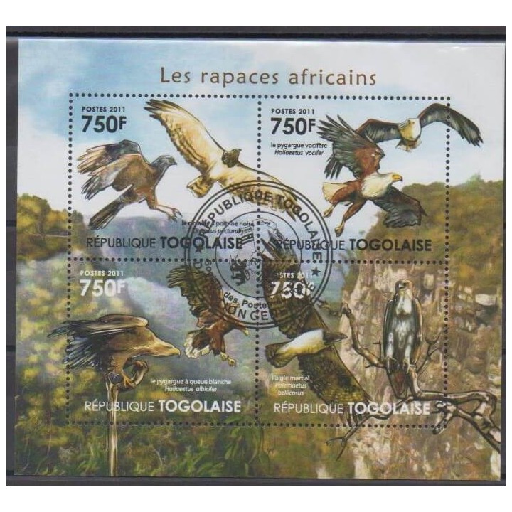Acheter cette série de timbres du Togo de l'année 2011 (No 2716/2719). - Oblitéré