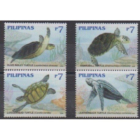 Philippines - 2006 - Nb 3052/3055 - Turtles