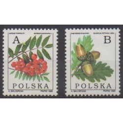 Pologne - 1995 - No 3349/3350 - Fruits ou légumes