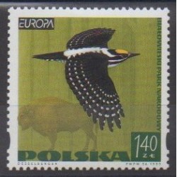 Pologne - 1999 - No 3549 - Parcs et jardins - Europa - Oiseaux