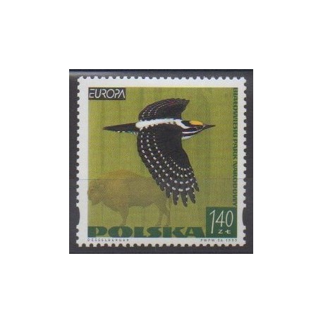 Poland - 1999 - Nb 3549 - Parks and gardens - Europa - Birds