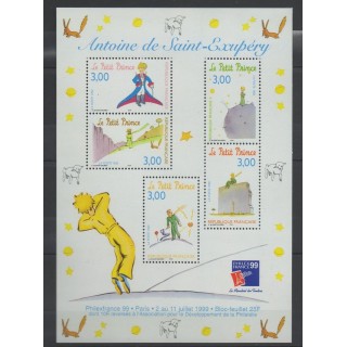 Timbres - France - Blocs et feuillets - 1998 - No BF 20 - Littérature